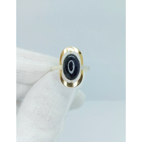 Срібна каблучка 875* з позолотою 375*